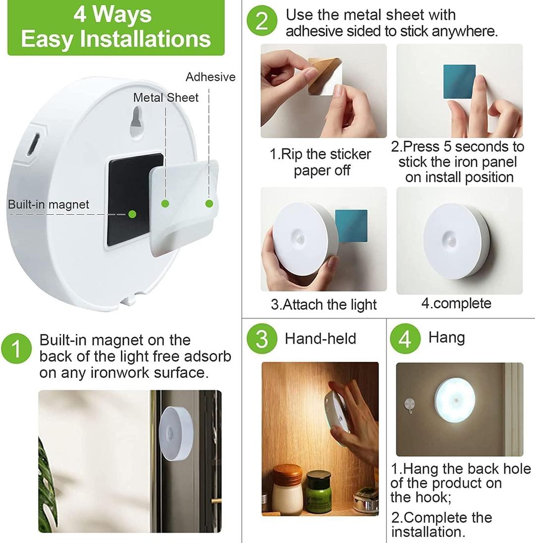 Motion Sensor Light For Home with USB Charging Sensor Wall Light